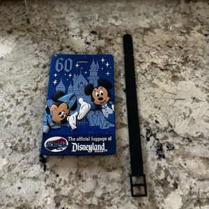 American Tourister Official Luggage Of Disneyland 60th Anniversary Luggage Tag